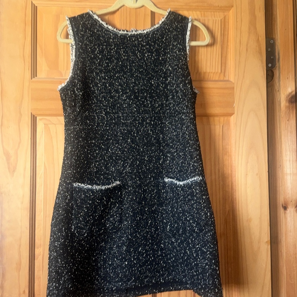 Polyester tweed dress
